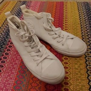Leather high top Converse Chuck Taylor's